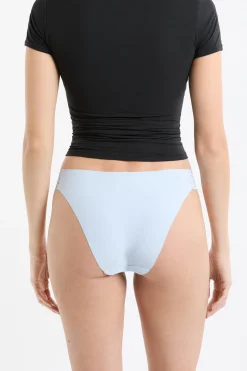 Culotte en microfibre et dentelle