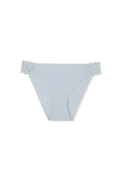 Culotte en microfibre et dentelle