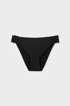 Culotte en microfibre et dentelle