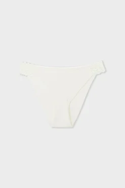 Culotte en microfibre et dentelle