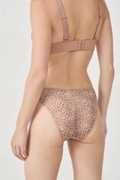 Culotte en tulle imprimé léopard