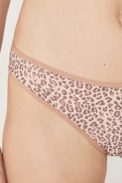 Culotte en tulle imprimé léopard