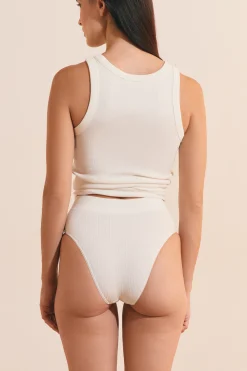 Culotte midi échancrée