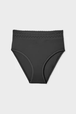 Culotte midi de maternité détails dentelle