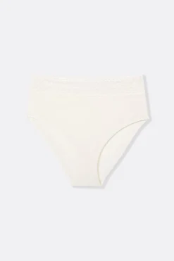 Culotte midi de maternité détails dentelle