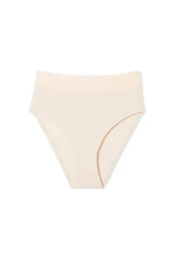 Culotte midi de maternité détails dentelle