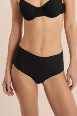 Culotte midi en microfibre