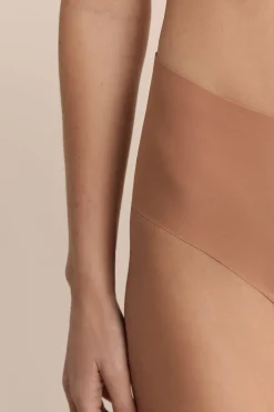 Culotte midi en microfibre