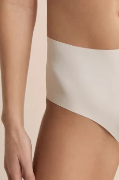 Culotte midi en microfibre
