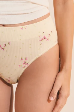 Culotte midi à motifs