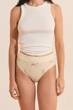 Culotte midi à motifs