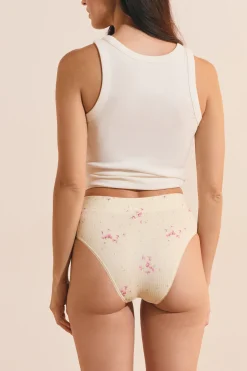 Culotte midi à motifs