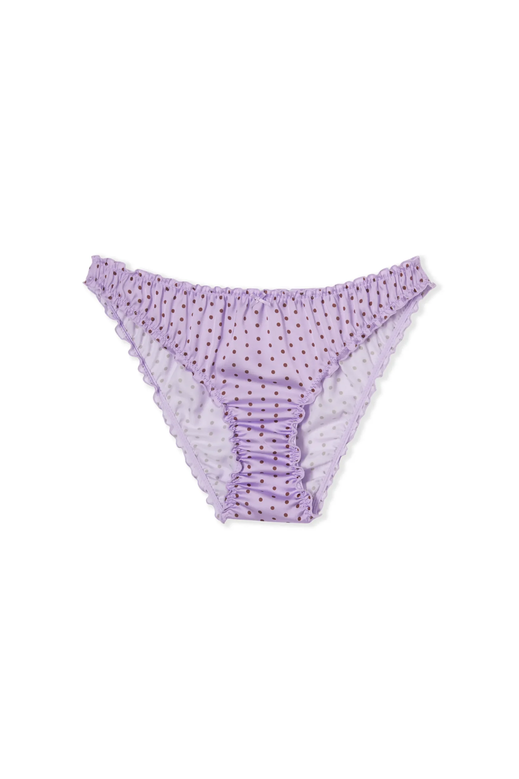 Culotte satinée avec motifs