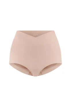 Culotte taille midi en microfibre effet push-up