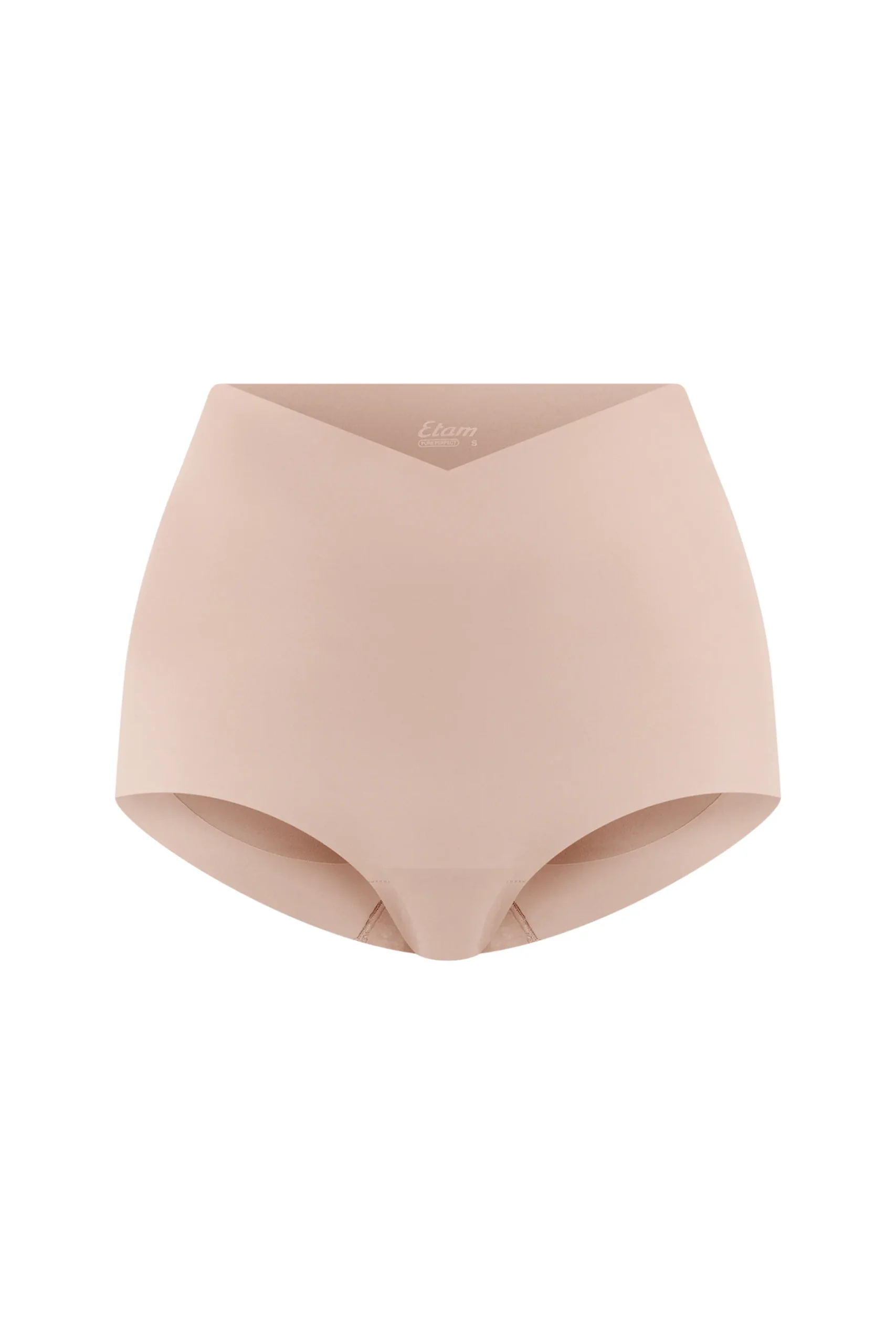 Culotte taille midi en microfibre effet push-up
