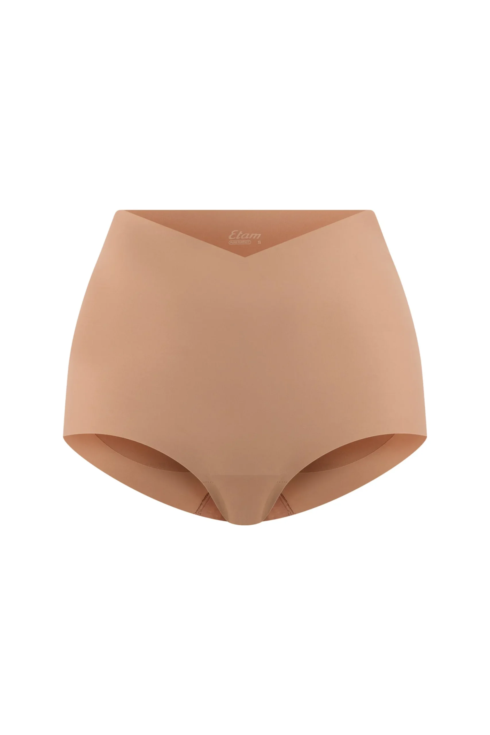 Culotte taille midi en microfibre effet push-up