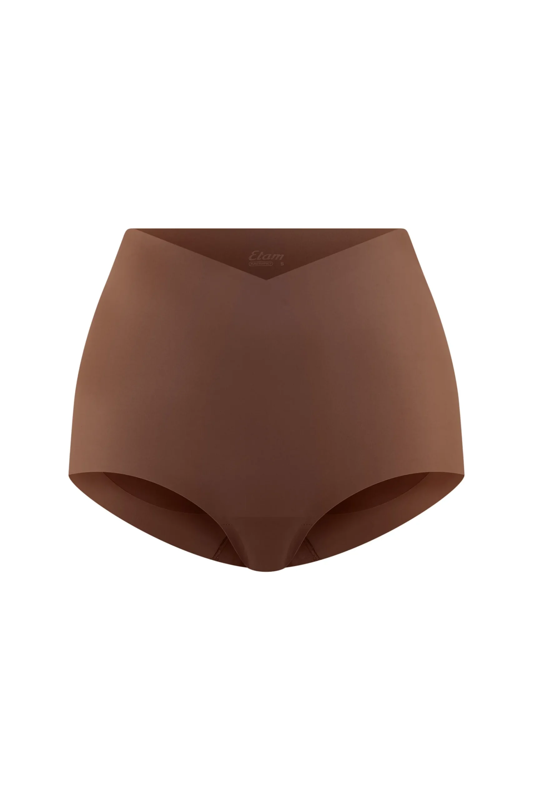 Culotte taille midi en microfibre effet push-up