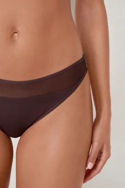 Culotte transparente en tulle