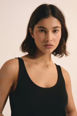 Débardeur de pyjama en lin
