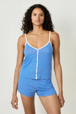 Débardeur de pyjama rayé