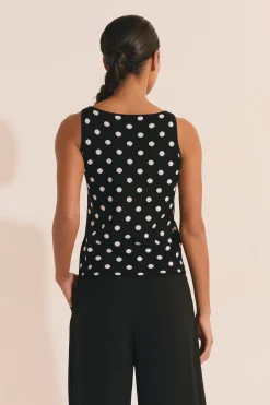Débardeur à pois