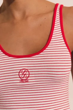 Débardeur à rayures