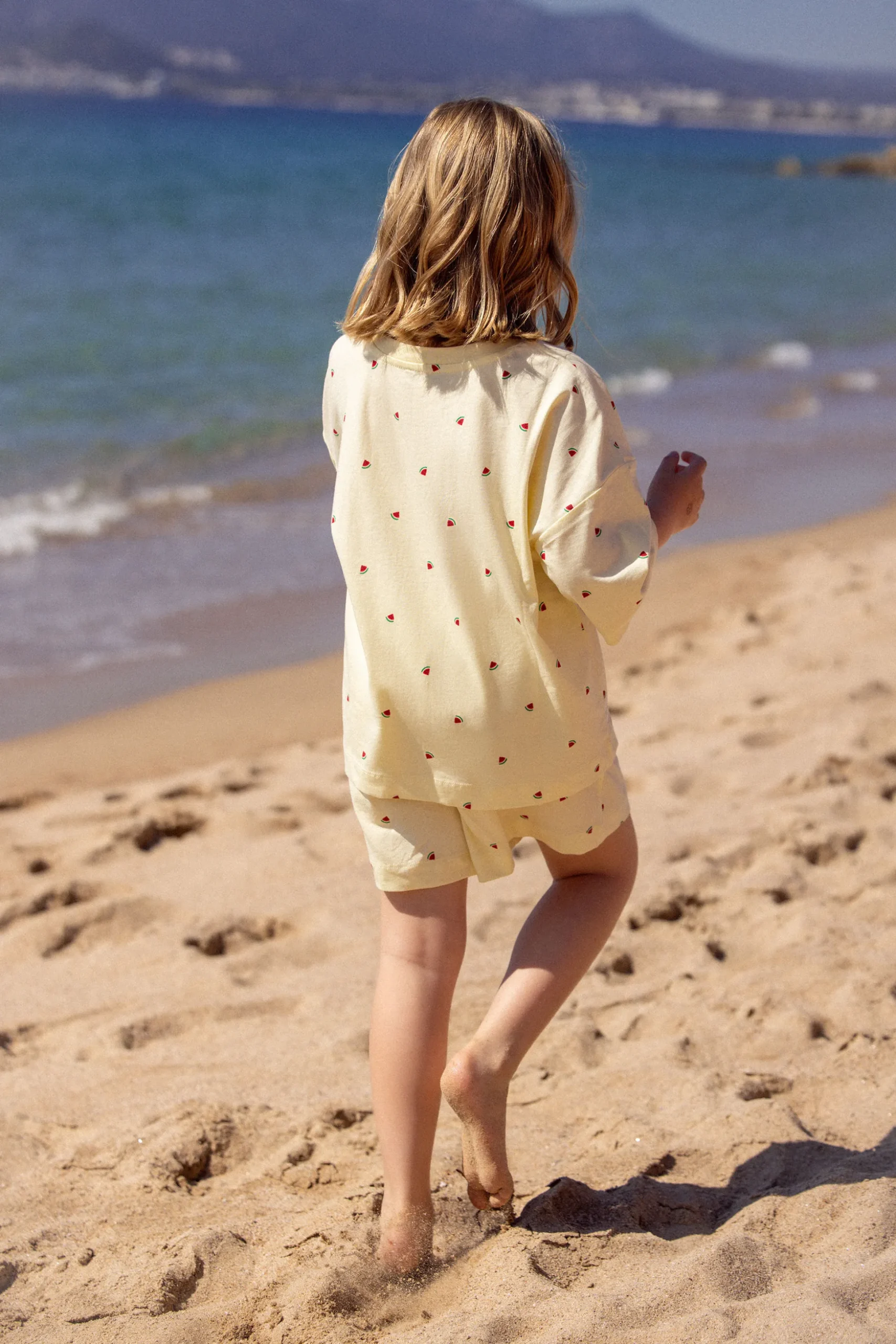 Ensemble de pyjama 2 pièces motifs pastèques pour enfant
