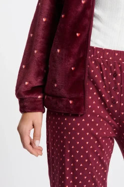 Ensemble de pyjama 3 pièces à motifs avec coton