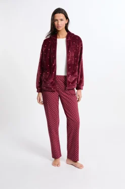 Ensemble de pyjama 3 pièces à motifs avec coton