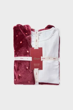 Ensemble de pyjama 3 pièces à motifs avec coton