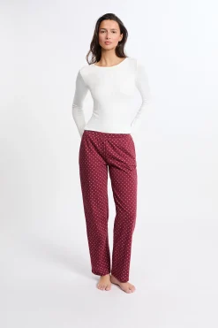 Ensemble de pyjama 3 pièces à motifs avec coton