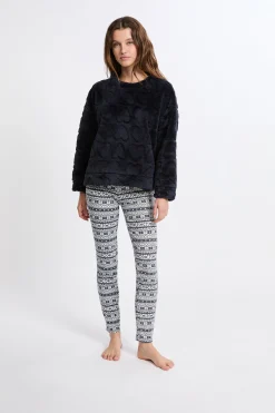 Ensemble de pyjama 2 pièces à motifs