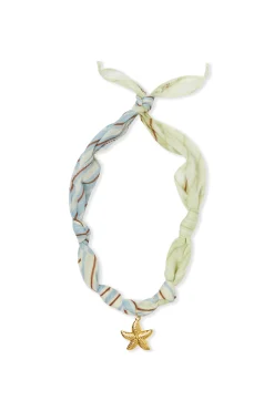 Foulard en coton à charms
