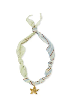 Foulard en coton à charms