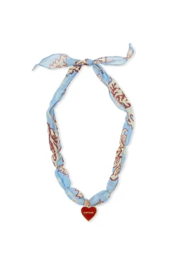 Foulard en coton à charms