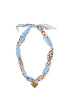 Foulard en coton à charms