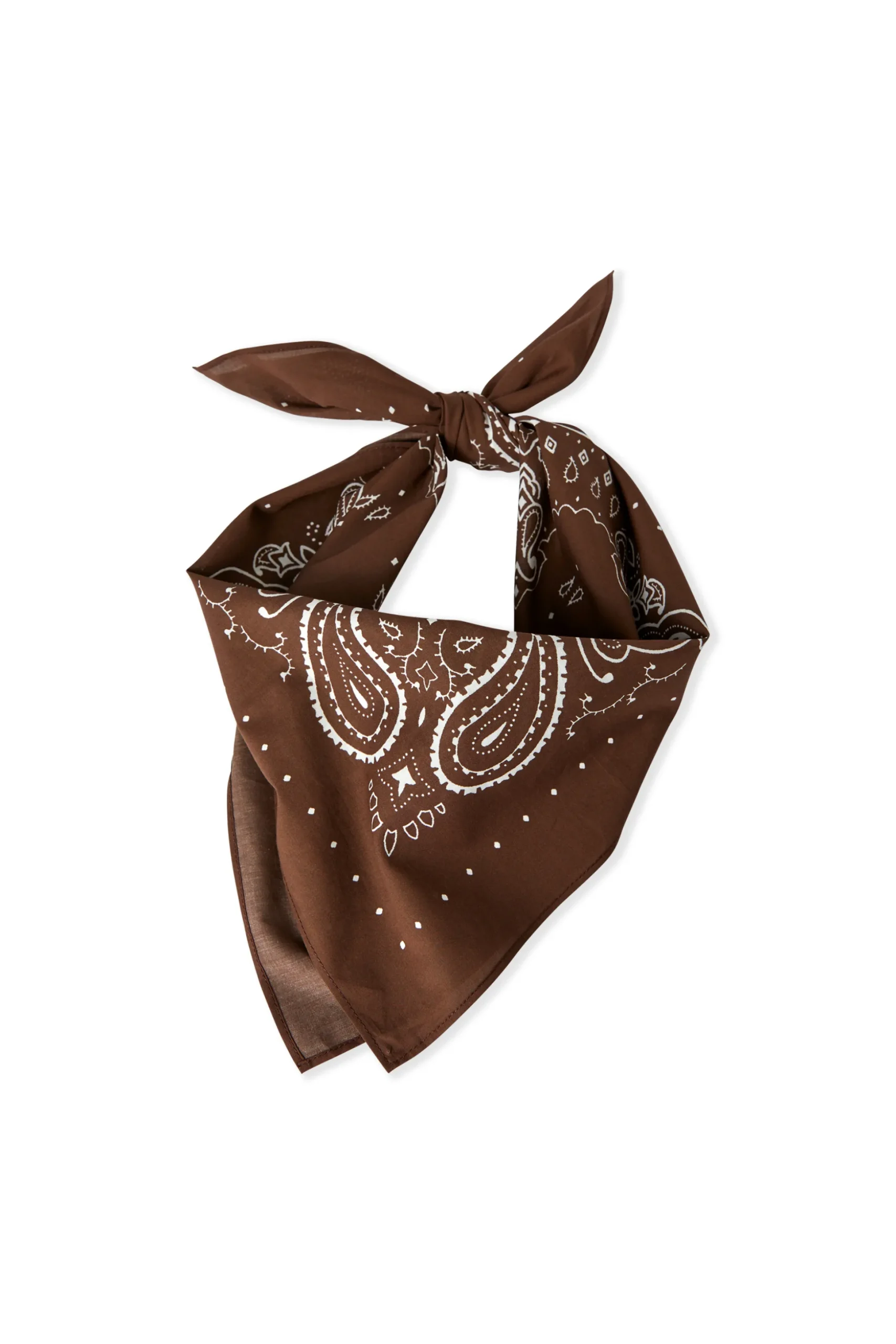 Foulard en coton à motifs