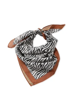 Foulard imprimé zèbre