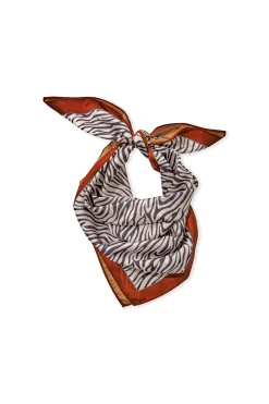 Foulard imprimé zèbre