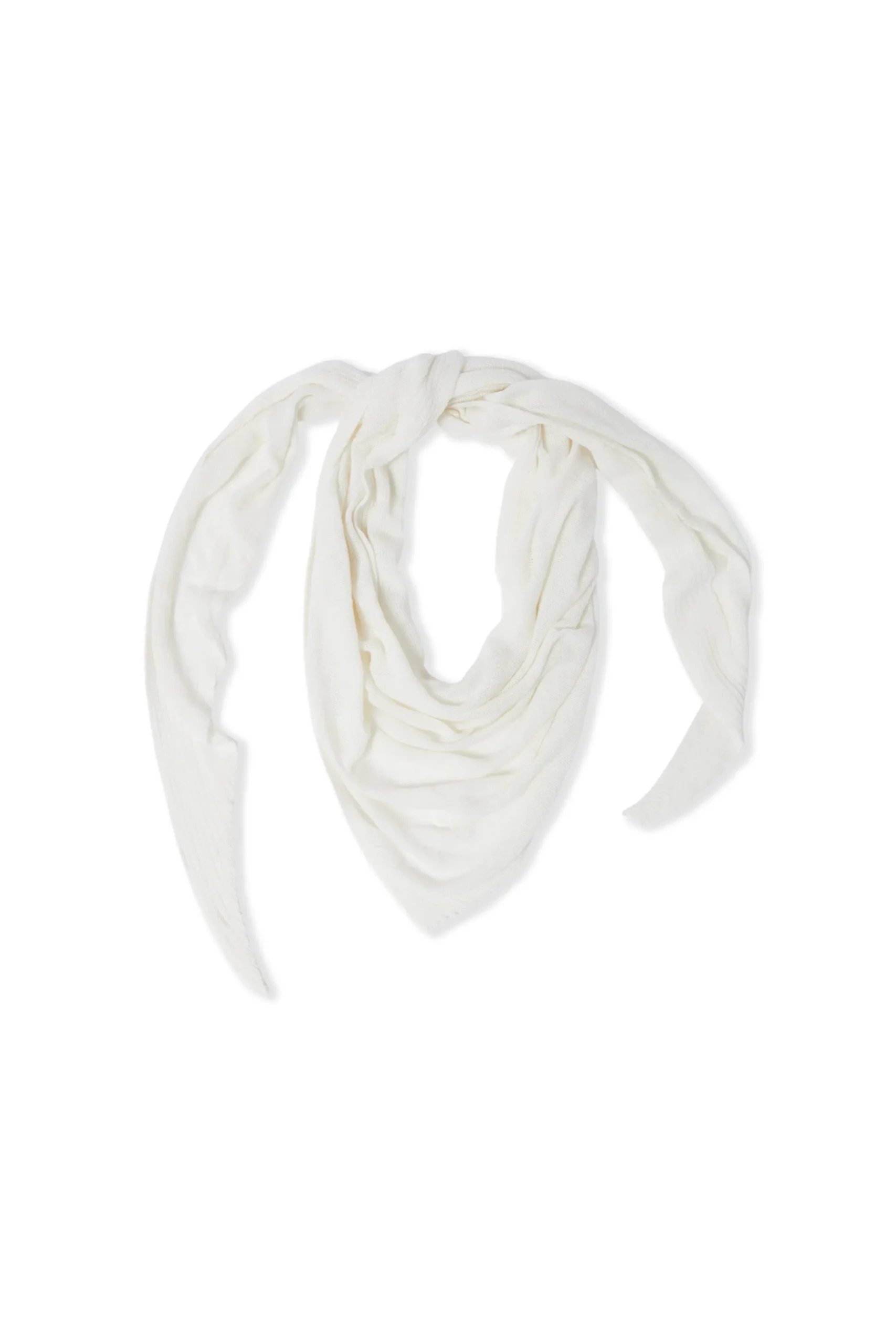 Foulard triangle en maille