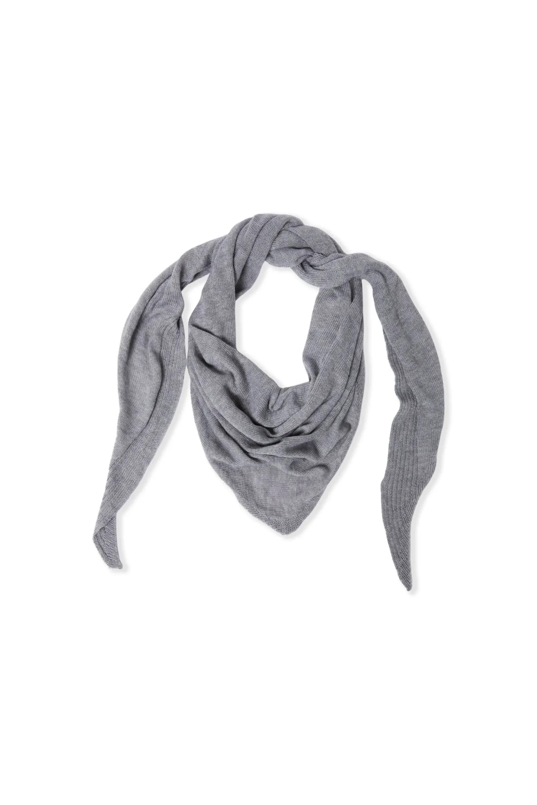Foulard triangle en maille