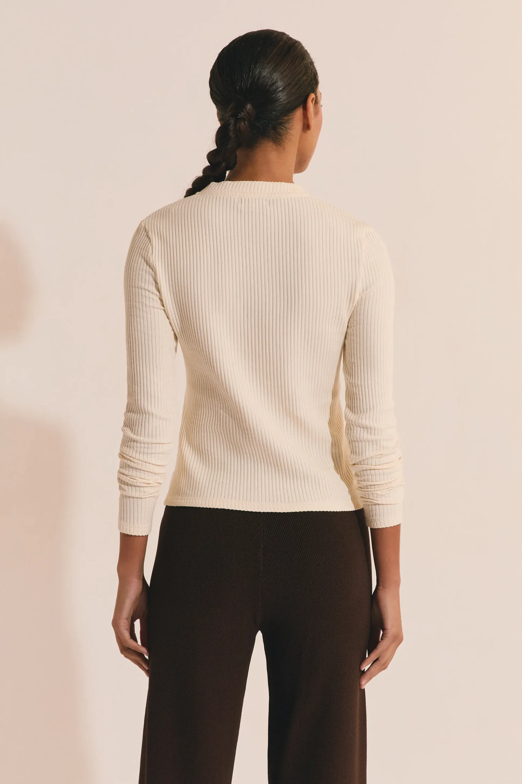 Gilet en coton côtelé