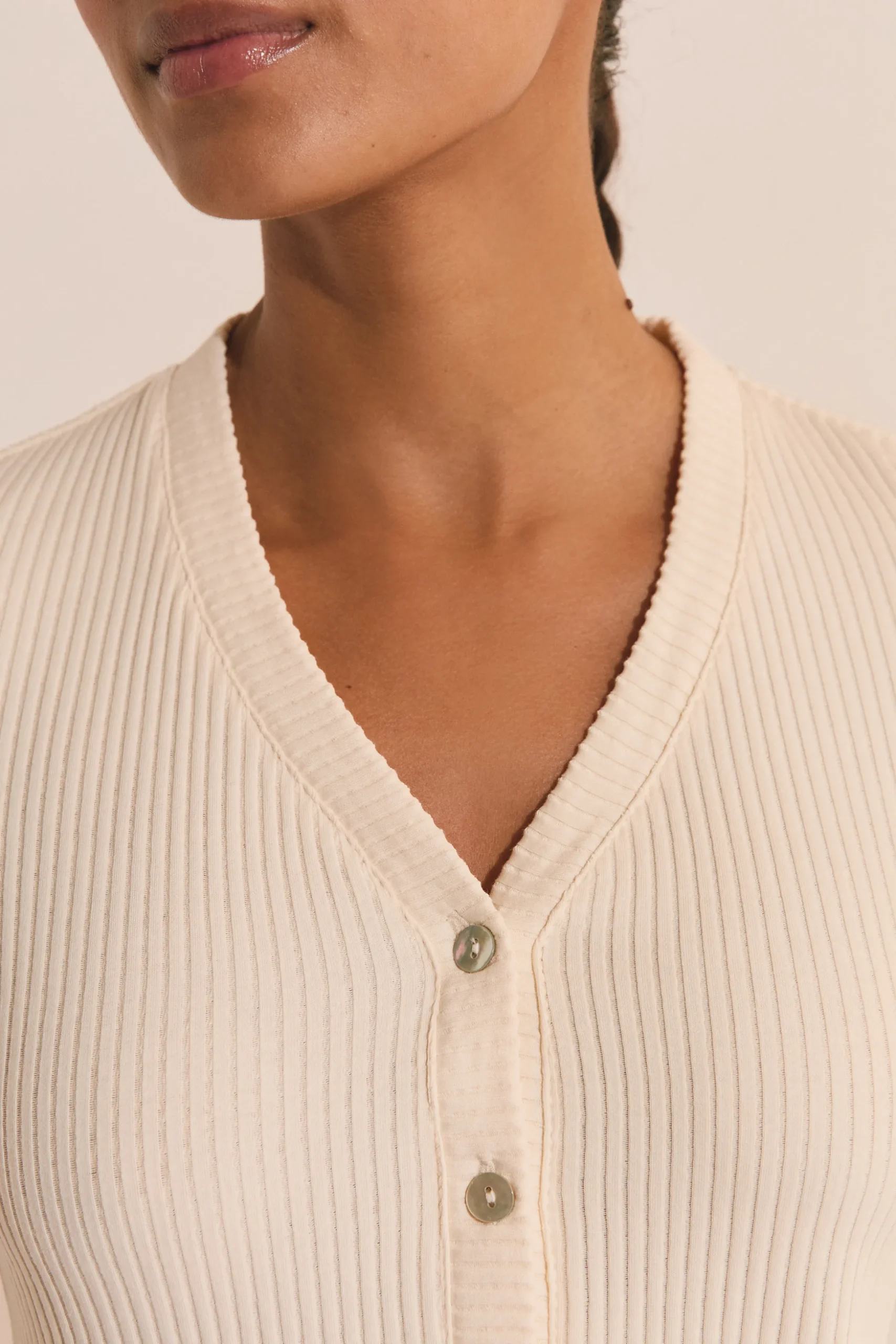 Gilet en coton côtelé