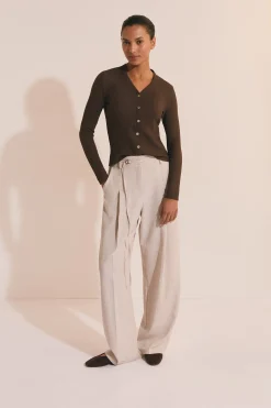 Gilet en coton côtelé