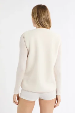 Gilet sans manches effet sherpa