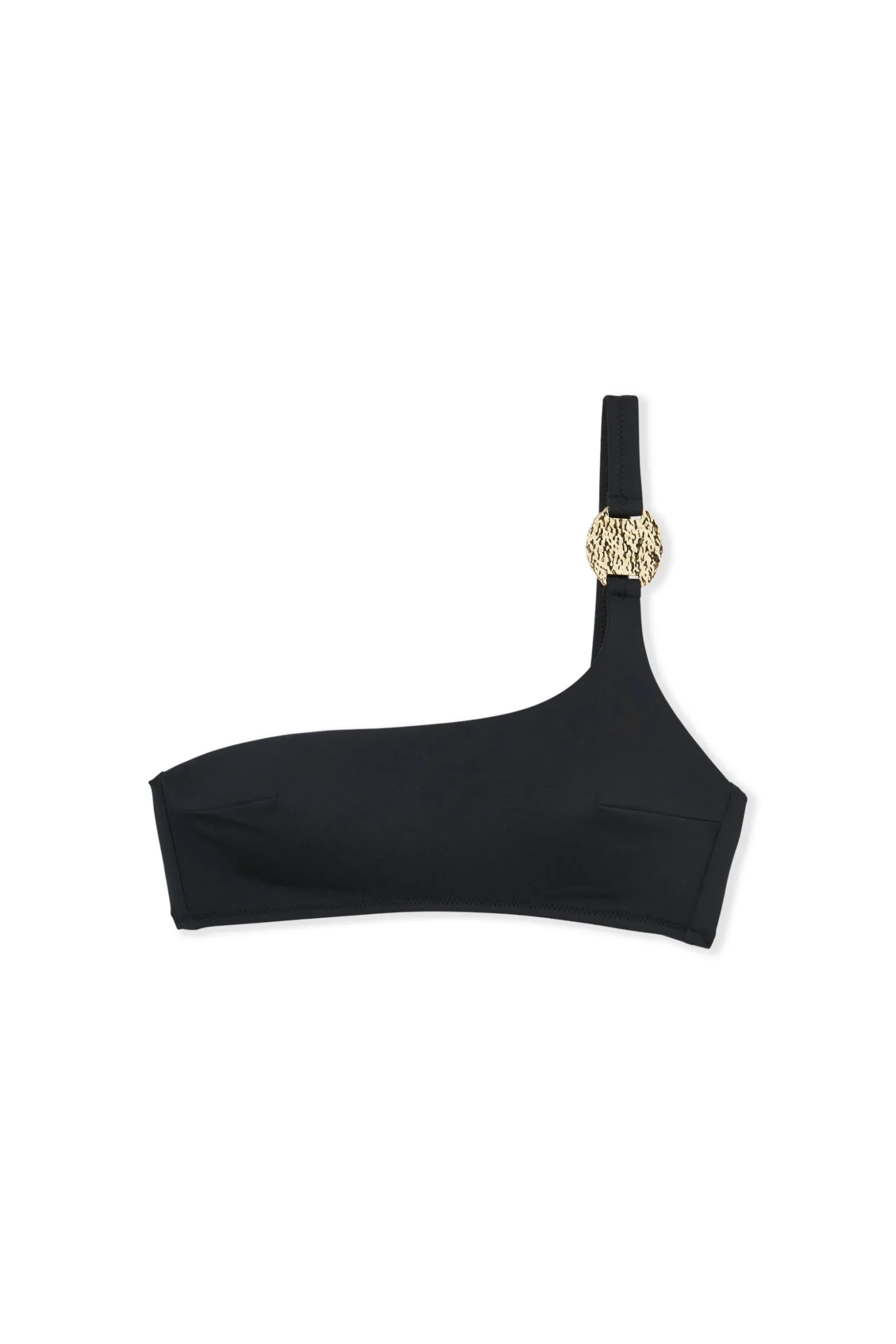 Haut de maillot brassière asymétrique avec détail bijou - Etam x Hôtel Mahfouf