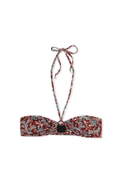 Haut de maillot de bain bandeau fleuri
