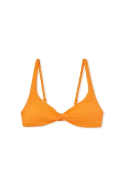 Haut de maillot de bain brassière texturé avec pads amovibles