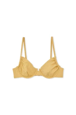 Haut de maillot de bain corbeille ajustable pailleté