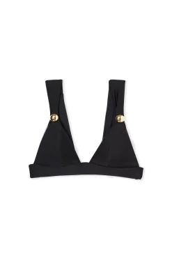 Haut de maillot de bain triangle avec détail bijou